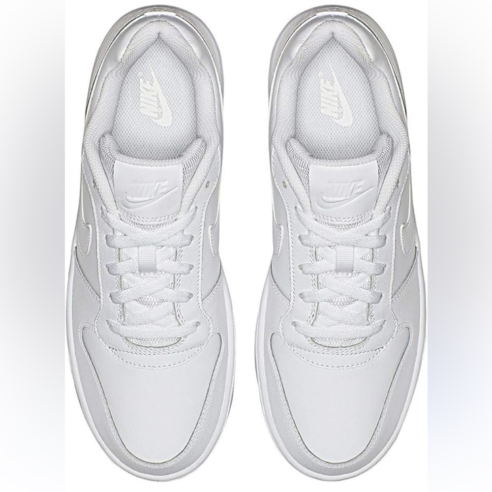 Nike All-White Ebernon Low Athletic Shoes